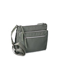 Time and Tru Women's Nylon Pine Crossbody, Olive Night