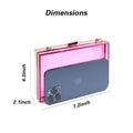 Clear Clutch Purse for Women Acrylic Box Evening Clutch Crossbody Shoulder Bag for Parites Prom