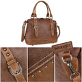 Wrangler Doctor Bag for Women Satchel Handbags, Awake Saddle Brown
