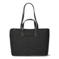 Time and Tru Women's Chloe Tote Bag, Black Jacquard