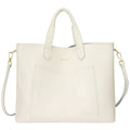 Every Other Front Pocket Soft Tote Bag - Off-White