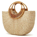 Women Girl Tote Bag Straw Hobo Handbag Fashion Woven Top Handle Bag Shoulder Bag Beach Purse Moon Bag Bucket Bag 2023 Summer