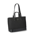 Time and Tru Women's Chloe Tote Bag, Black Jacquard