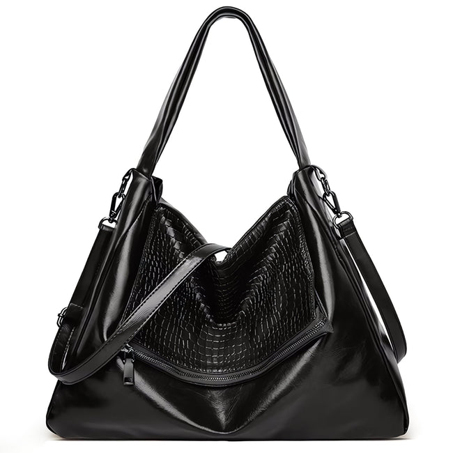 HONGLONG Fashion Ladies Handbags Vintage Tote Bag Pu Leather Large Capacity Shoulder Bag For Women