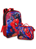 Spiderman Marvel 16" Backpack with Detachable Lunch Box