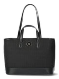 Time and Tru Women's Chloe Tote Bag, Black Jacquard