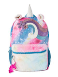 Wonder Nation Girls 17" Laptop Backpack Sparkle Unicorn Teal Sea Pink