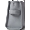 Marc Jacobs Female The Medium Tote Bag Grey Shoulder Bag With Logo In Grainy Leather Grey