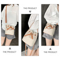 JMXIANG 1 Set of Drawstring Bucket Bag Stylish Messenger Bag Storage Bag Shoulder Bag