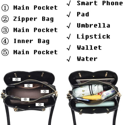 Womens Purses and Handbags Shoulder Bags Ladies Designer Top Handle Satchel Tote Bag