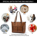 Lovevook Work Shoulder Bag, Vintage Style Handbag Purses for Women, Faux Leather Women Satchel Tote Bag Fit Up 13.3" Laptop