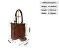 Women's Cross-body Business Handbag Shoulder Tote Genuine Leather Shopping Bag