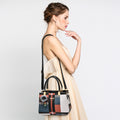 Womens Purses and Handbags Shoulder Bag Ladies Designer Satchel Messenger Tote Bag(white)